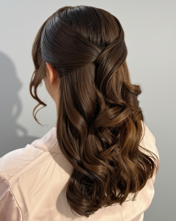 The Bridal Half Up Hairstyle